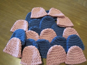 Preemie Hats by Muriel for the Precious Preemie Project