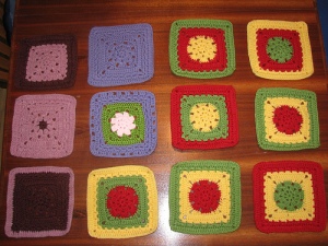Blanket Squares by Kim H for Orphanages in India and Africa